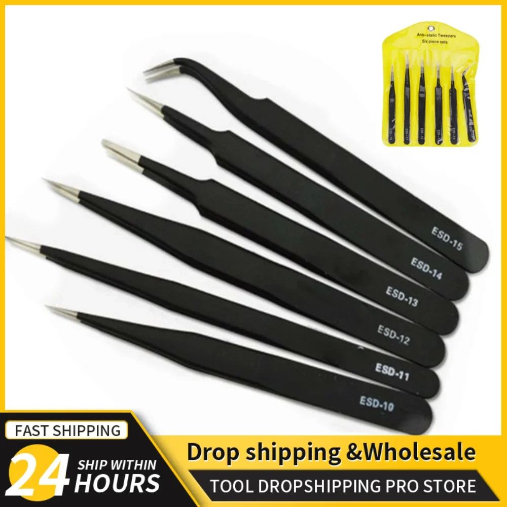 6-teiliges Präzisionspinzetten – Electronics Repair Tools Bewertung und Preis